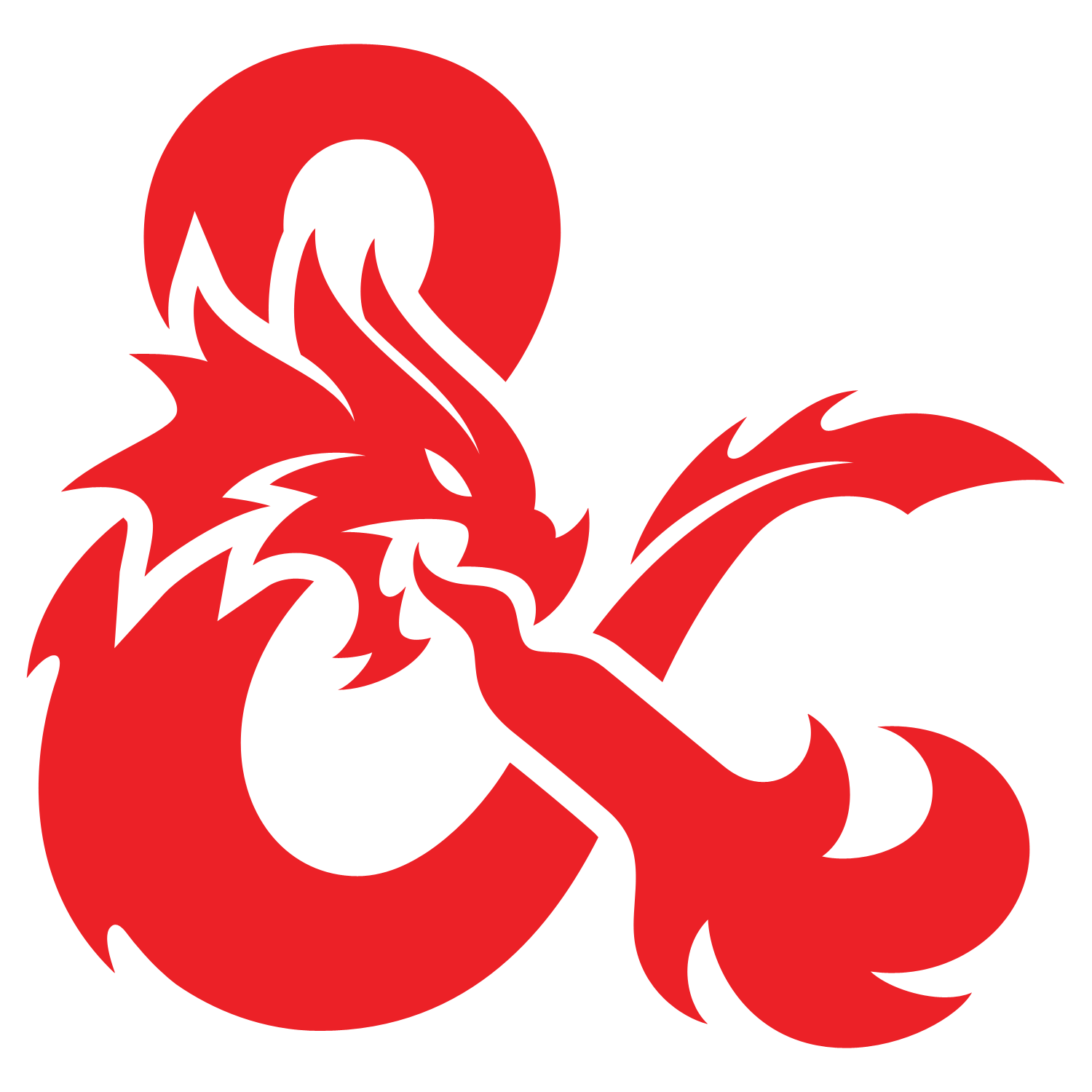 image of a dragon forming the and symbol