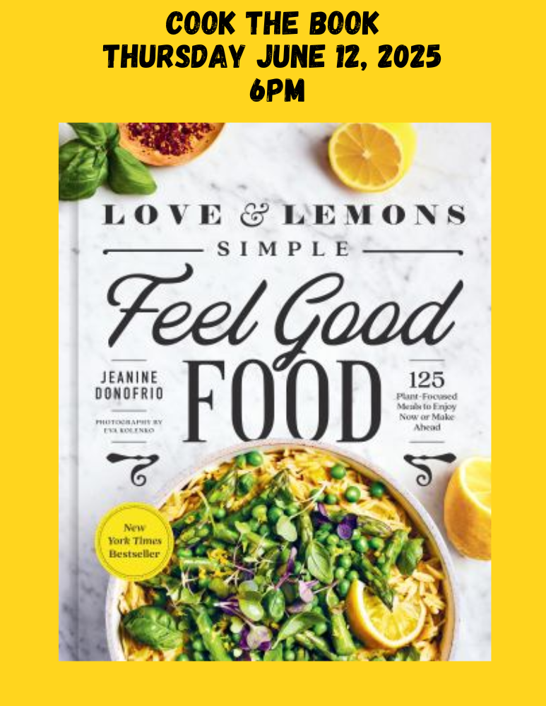 book cover featuring a white and gray marbled background and the title Love & Lemons Simple Feel Good Food and images of fresh lemons and fresh salads