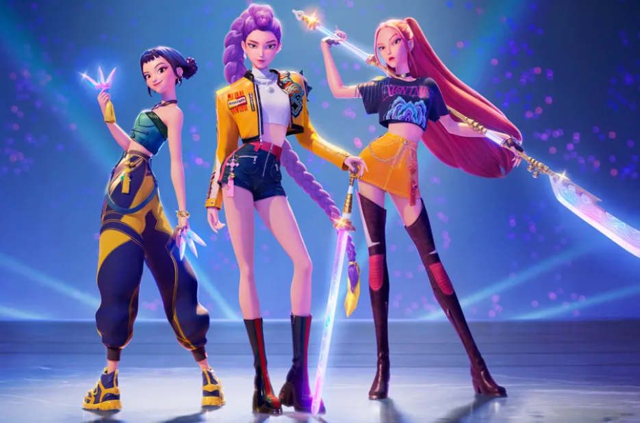 The K Pop Demon Hunters Trio