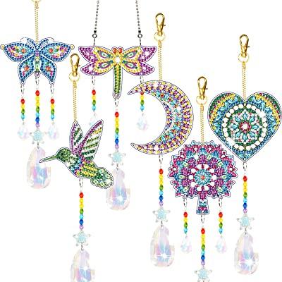 images of different pattern jeweled suncatchers